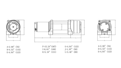 NOVAWINCH Seilwinde FENIX 2500 / FENIX 3500 / FENIX 4500