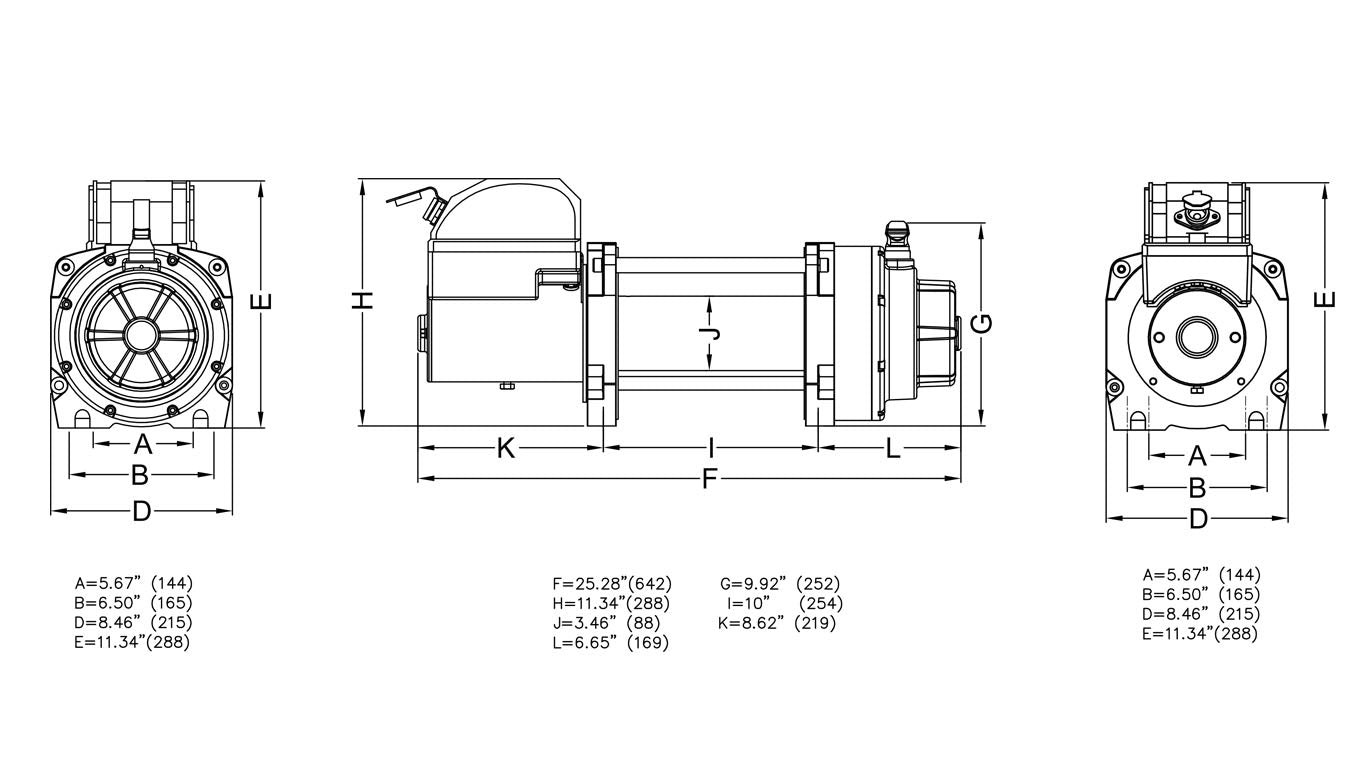 NOVAWINCH Seilwinde NVT 15000 / NVT 18000