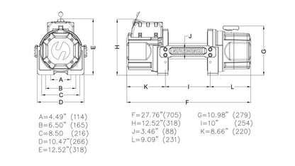 NOVAWINCH Seilwinde PRO 14500 / PRO 16500 / PRO 18500