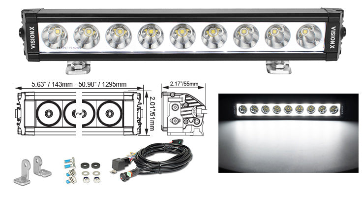 XPL LO-Pro Light Bar Series 533 mm 21''