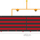 Das Duplexsystem verfügt über eine Kehrbreite 492cm.